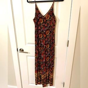 Like New, Anthropologie Kachel Flowy Floral Jumpsuit (Floral Pattern, Size 12)